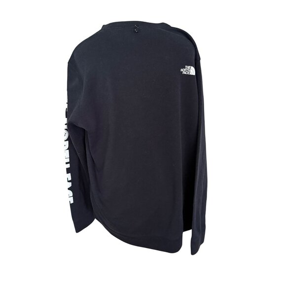 The North Face Womens Black Crewneck Sweatshirt Leave It Better Graphic Size M - Picture 4 of 4